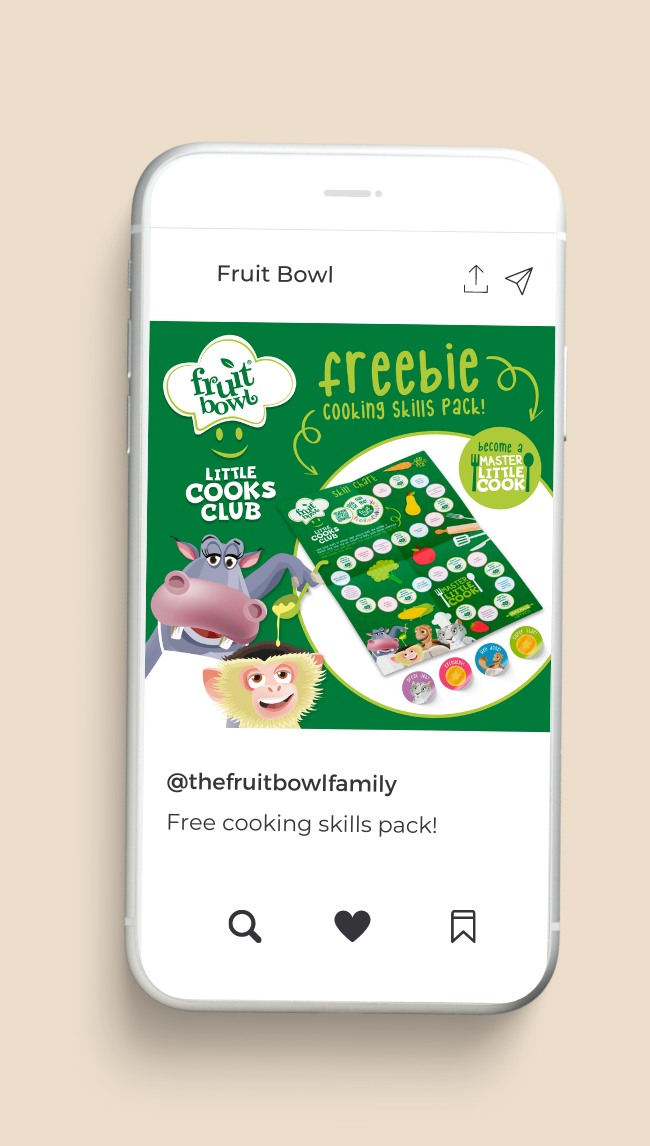 Facebook ads campaign fruit bowl